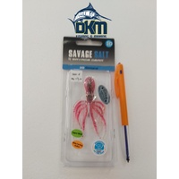 Savage 3D Octopus 10cm 35gm 1pc UV Pink Glow