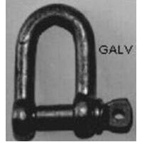 Galvanised D Shackle 1/2" (13mm) pin diameter