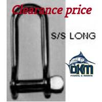 4mm Long D Stainless Steel Shackle