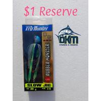 Pro Hunter Rubber Monster 30g Slow Jig Aqua Blue