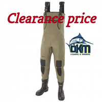 SNOWBEE NEOPRENE CHEST WADER GRANITE WITH BOOT SIZE 13