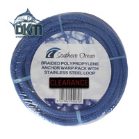 Southern Ocean Anchor Warp Pack 10mm x 50m Braided Rope