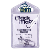 Black Magic Stainless Steel Shackles 430kg Pack Of 2