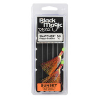 Black Magic Flasher Snatcher Recurve Circle Sunset 5/0