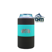 TOADFISH NON TIPPING CAN COOLER PLUS ADAPTER TEAL
