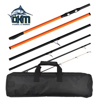 Tica Galant 1466 100-220g 6pc Surf Rod with Case