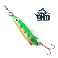 Kilwell NZ Toby 20G Green/Gold Treble Hook Rigged