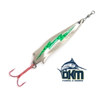 Kilwell NZ Toby 20G Green Lightning Treble Hook Rigged