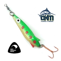 Kilwell NZ Toby 7G Green Gold Treble Hook Rigged