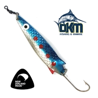 Kilwell NZ Toby 7G Silver Blue Single Hook Rigged