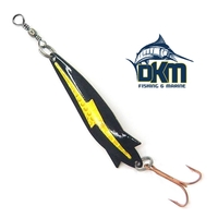 Kilwell NZ Toby Flash 10G Zebra Gold Treble Hook Rigged