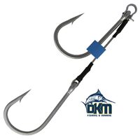 Black Magic 10/0 Closed Gape Twin Hook Shackle Rig
