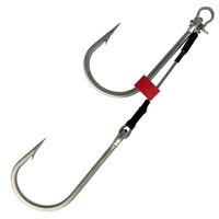 Black Magic 10/0 Open Gape Twin Hook Shackle Rig