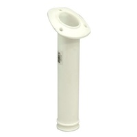 Premium Flush Mount Angled Rod Holder - White
