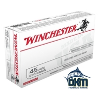 Winchester USA ValuePk .45 Auto 230gr JHP (50)