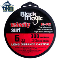 Black Magic Velocity Surf Copolymer Hi Viz Orange 6kg 300m
