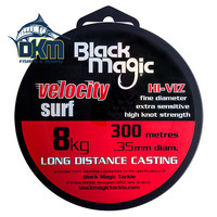 Black Magic Velocity Surf Copolymer Hi Viz Orange 8kg 300m