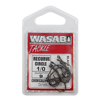 Wasabi Recurve Hooks Small Pack 1/0 pk9
