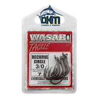Wasabi Recurve Hooks Small Pack 3/0 pk7