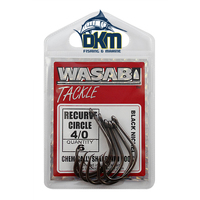 Wasabi Recurve Hooks Small Pack 4/0 pk6