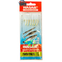 Wasabi Bait Catcher Sabiki Twin Pack Size 12