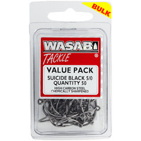 Wasabi Suicide Hooks 5/0 Value Pack Of 50
