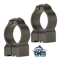 Warne Tikka 1"  Medium Rings - Matte