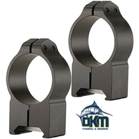 Warne Weaver Style 30mm High Rings - Matte
