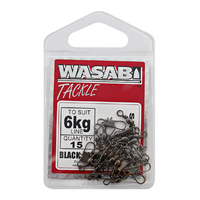 Wasabi Snap Swivels Small Pack 6kg (17kg breaking strain) pk15