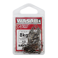 Wasabi Snap Swivels Small Pack 8kg (25kg breaking strain) pk12