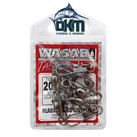 Wasabi Snap Swivels Small Pack 20kg (44kg breaking strain) pk5