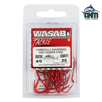 Wasabi Suicide Red Hooks 4/0 PK25