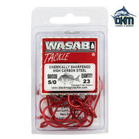 Wasabi Suicide Red Hooks 5/0 Pk23