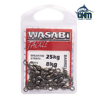 Wasabi Barrel Swivels 8kg 19pk