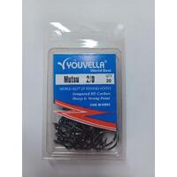 Youvella Mutsu Hooks 2/0 Pack of 30