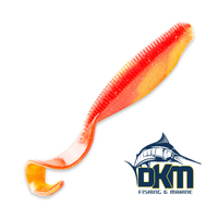 ZMAN StreakZ Curly TailZ Bleeding Banana Size 4'' PK5
