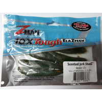 ZMAN Scented Jerk Shadz Motor Oil Size 5'' PK5