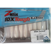 Z-MAN Slim SwimZ 2.5'' Pearl 8PK