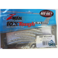 Z-MAN TRD MinnowZ 3.5'' Pearl Blue Glimmer 8pk