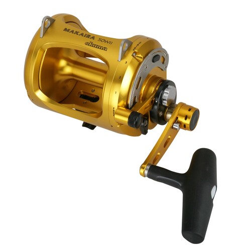 OKUMA REEL GAME MAKAIRA 50 WIDE 2 SPEED GOLD