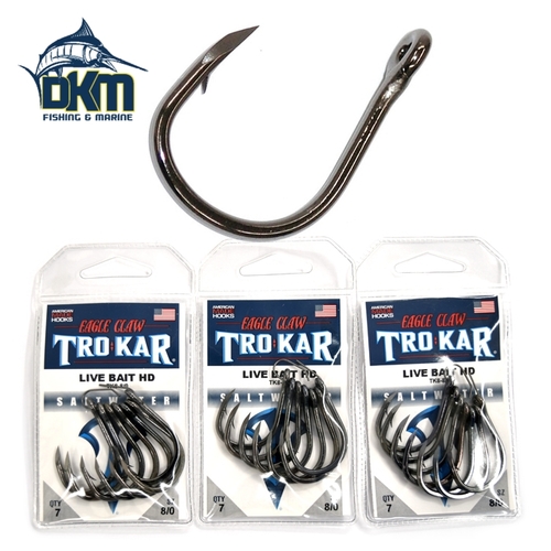Eagle Claw Trokar TK8 Extreme Live Bait HD Hooks 