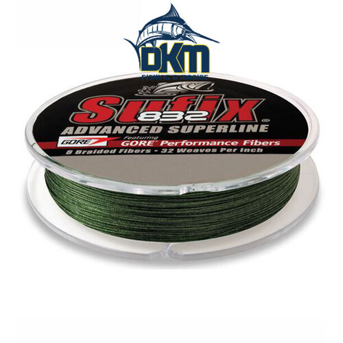 SUFIX 832 BRAID LO-VIS GREEN 150yds 6lb